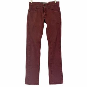 Mens Maroon Levis Jeans 